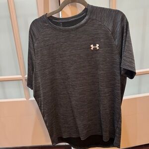 Under Armour Men's Heathered Black Tee